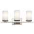 Kichler Crosby 23" Wide Brushed Nickel 3-Light Bath Light