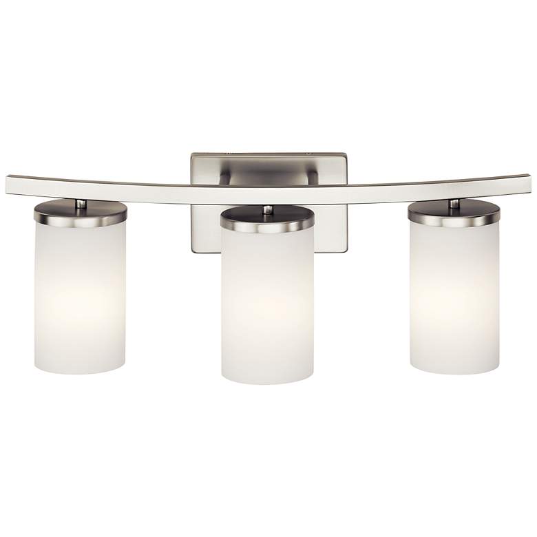 Image 3 Kichler Crosby 23" Wide Brushed Nickel 3-Light Bath Light more views