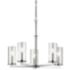 Kichler Crosby 26 1/4" Wide Dual-Chrome 5-Light Chandelier