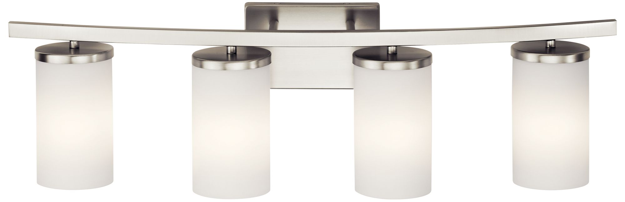 Image 2 Kichler Crosby 31" Wide Brushed Nickel 4-Light Bath Light more views