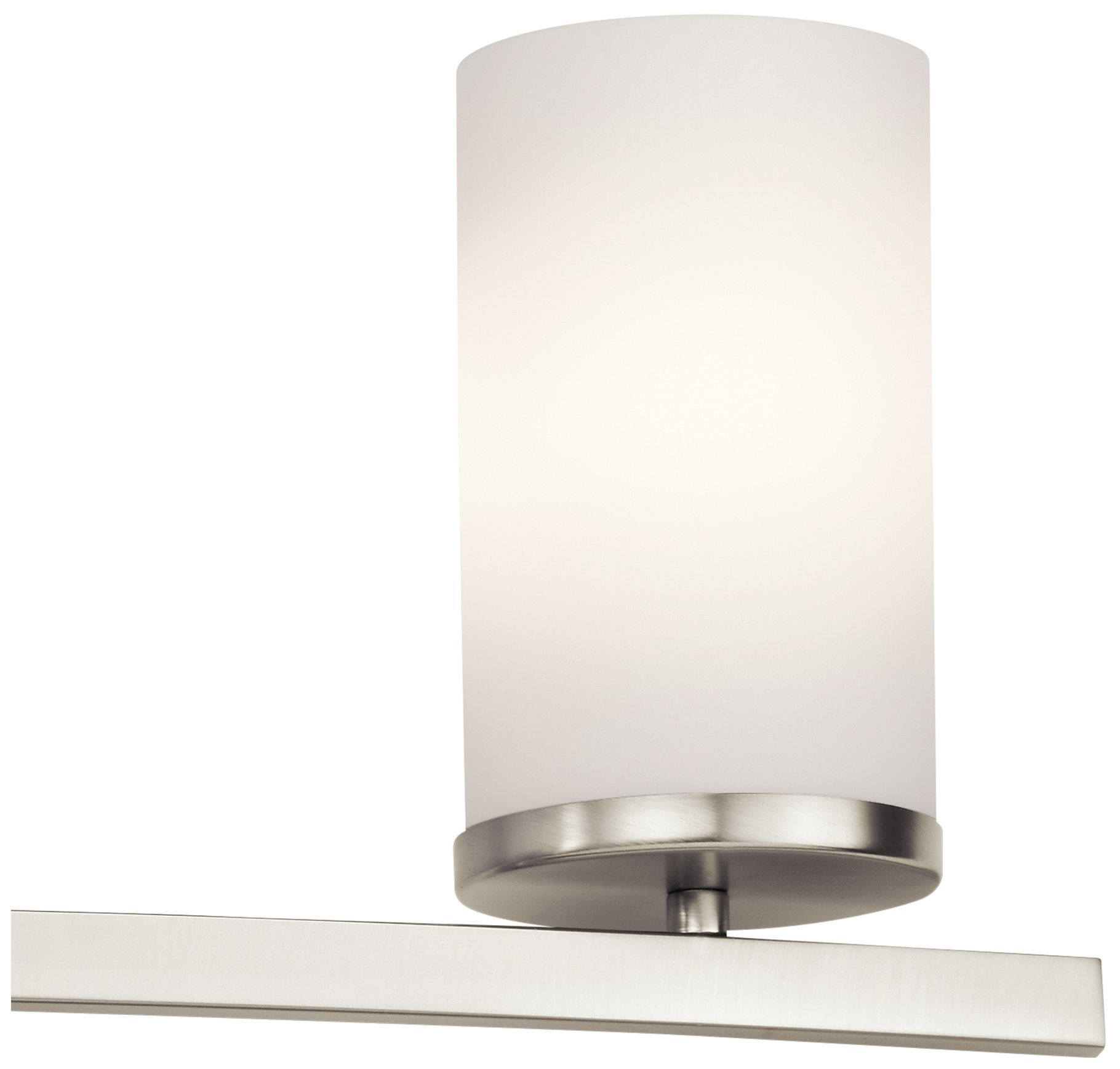 Image 3 Kichler Crosby 31" Wide Brushed Nickel 4-Light Bath Light more views