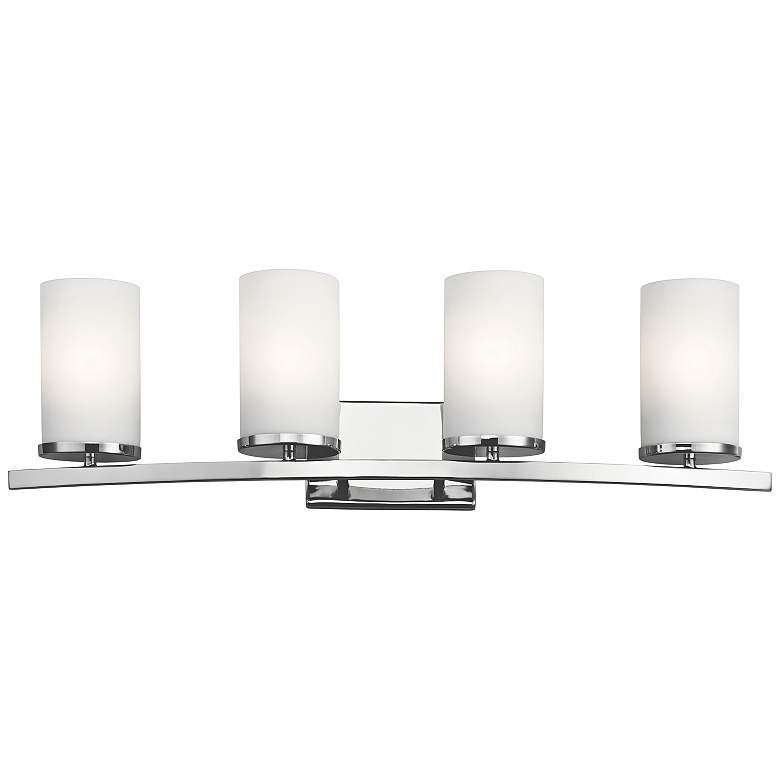 Image 1 Kichler Crosby 31" Wide Chrome 4-Light Bath Light