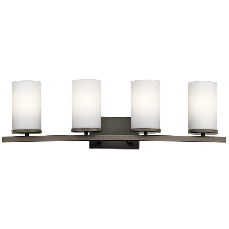 Image 1 Kichler Crosby 31" Wide Olde Bronze 4-Light Bath Light