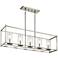 Kichler Crosby 41 1/4" Wide Brushed Nickel 5-Light Island Pendant