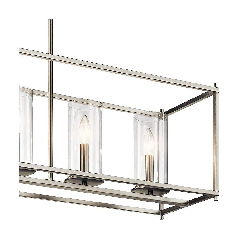 Image 2 Kichler Crosby 41 1/4" Wide Brushed Nickel 5-Light Island Pendant more views