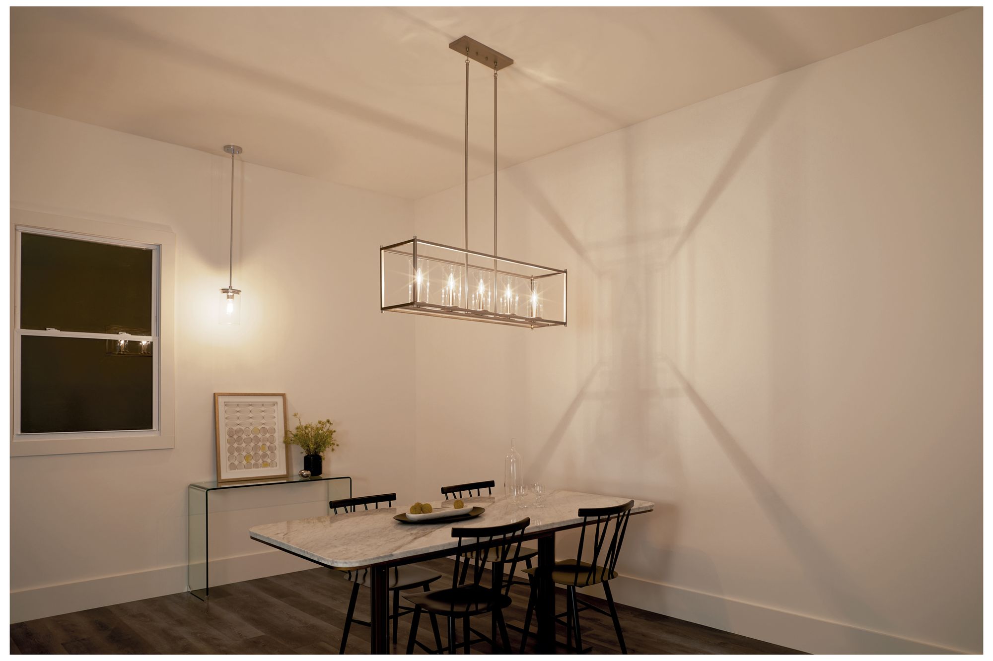 Kichler Crosby 41 1/4" Wide Brushed Nickel 5-Light Island Pendant