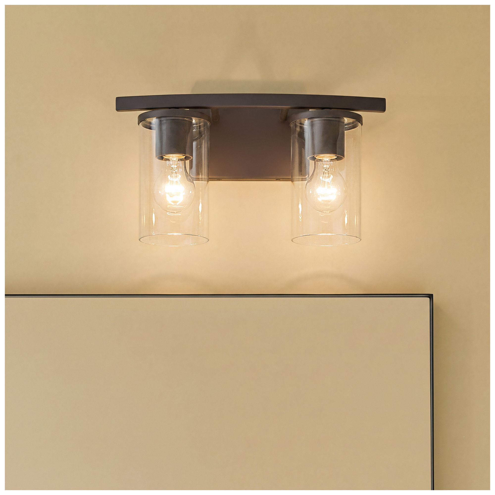 Image 2 Kichler Crosby 8 3/4" High Olde Bronze 2-Light Wall Sconce more views