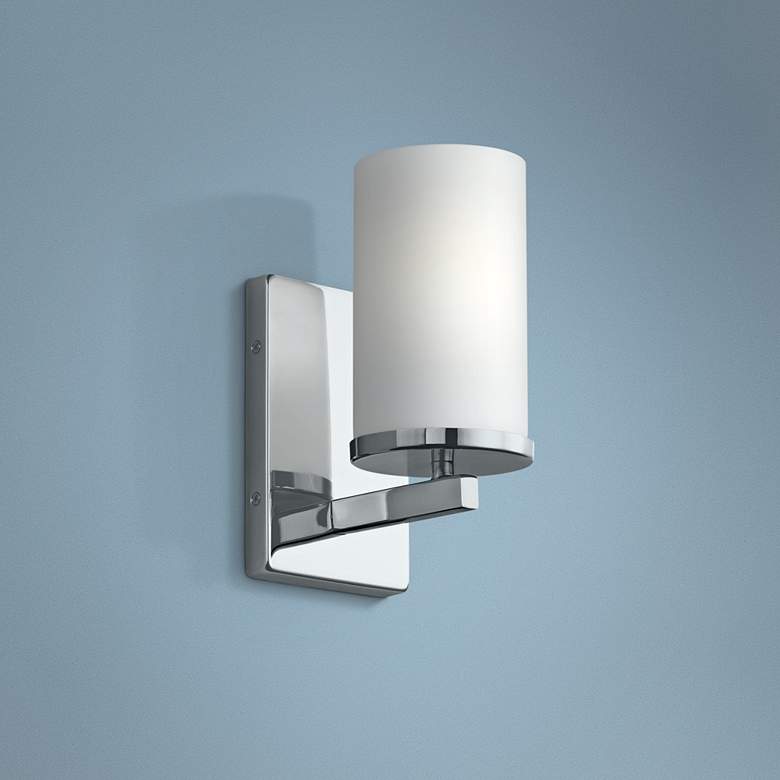 Image 1 Kichler Crosby 9 1/4" High Chrome Wall Sconce