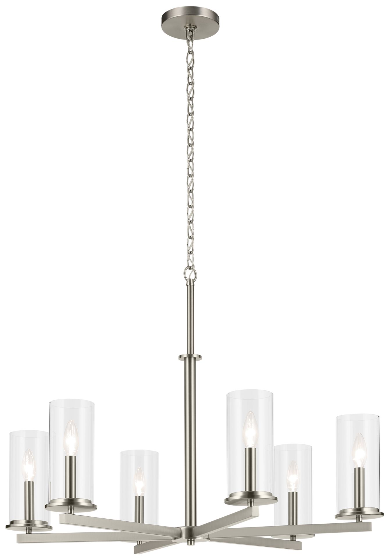 Kichler Crosby Brushed Nickel Collection