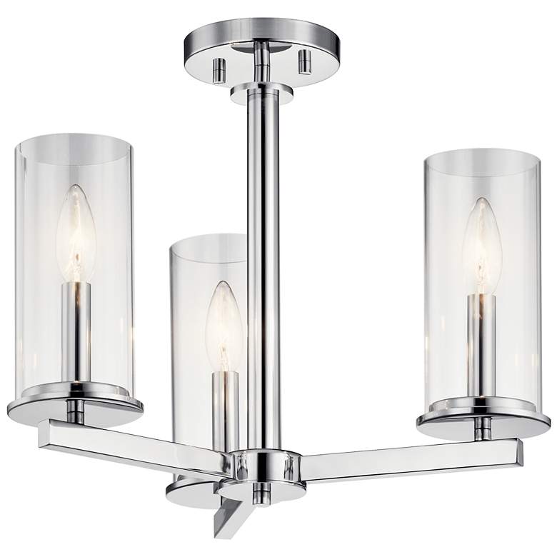 Image 1 Kichler Crosby Chandelier/Semi Flush 3 Light