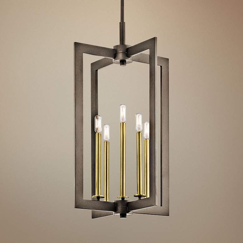 Image 1 Kichler Cullen 18 inch Wide Olde Bronze 5-Light Foyer Pendant