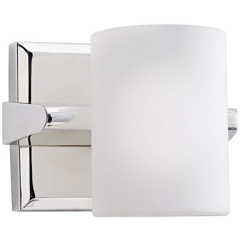 Image 1 Kichler Cylinder Polished Nickel 5" High Wall Sconce