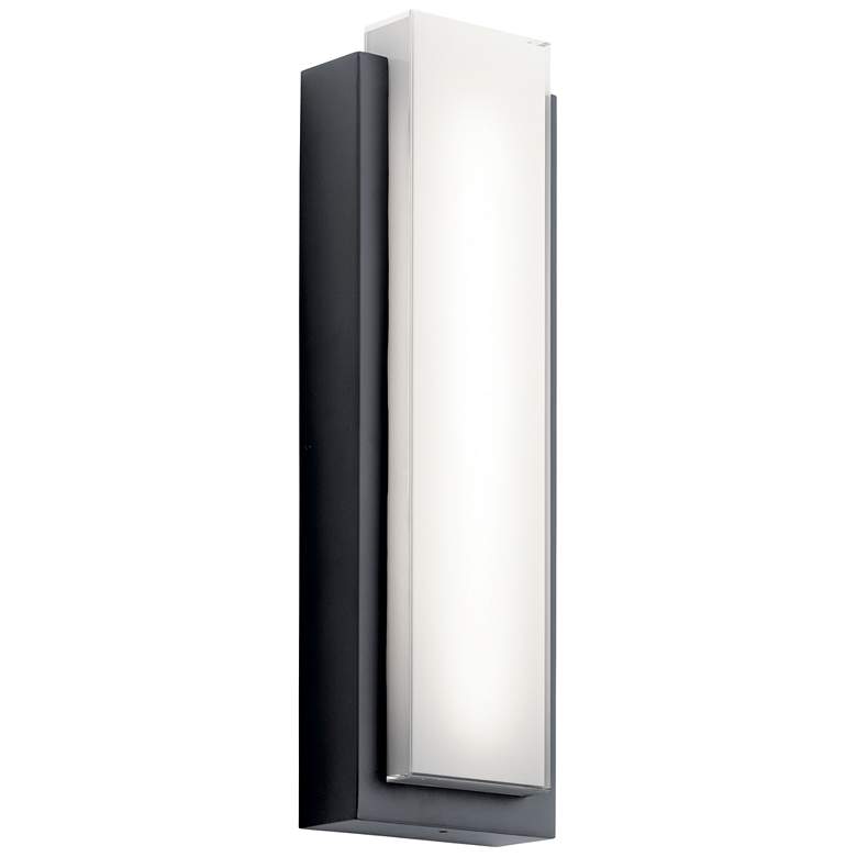 Image 1 Kichler Dahlia LED 25.25-Inch Black 1-Light Outdoor Wall Light