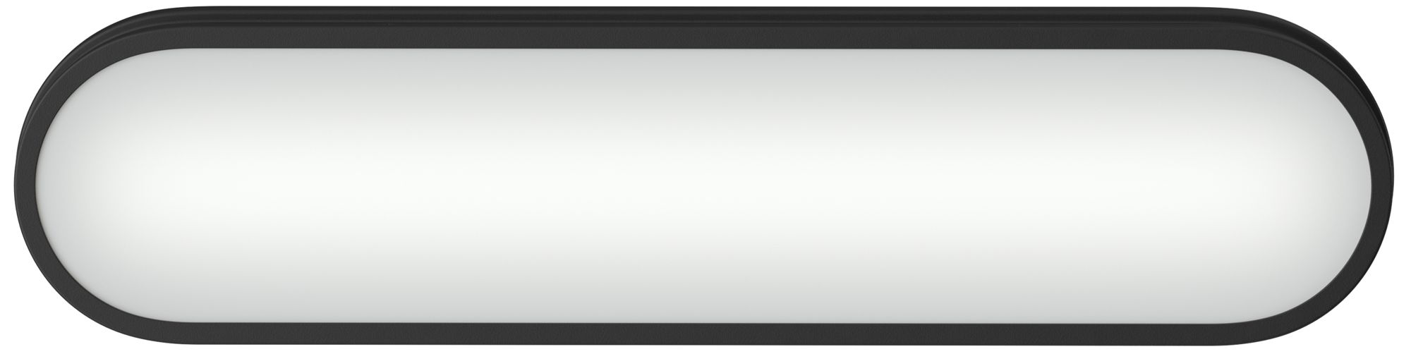Image 4 Kichler Daines 18.75" LED Bath Bar with White Glass in Black more views