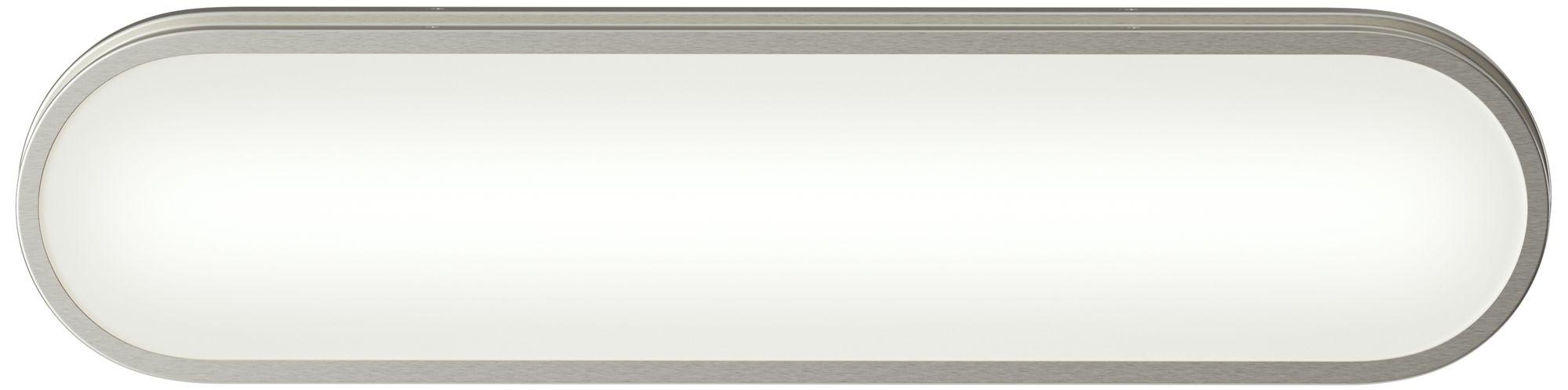 Image 4 Kichler Daines 18.75" LED Bath Bar with White Glass in Brushed Nickel more views