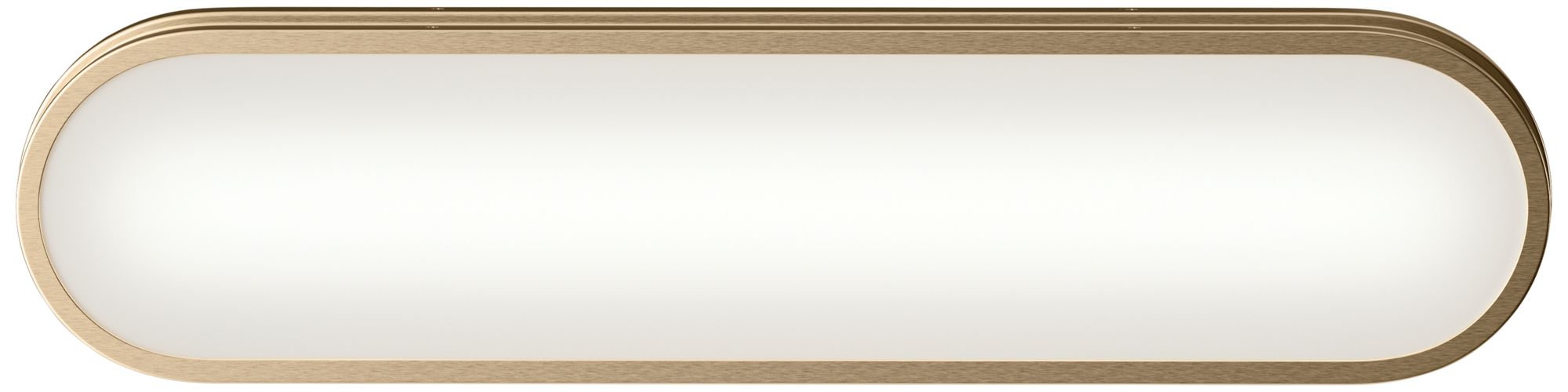 Image 4 Kichler Daines 18.75" LED Bath Bar with White Glass in Champagne Bronze more views
