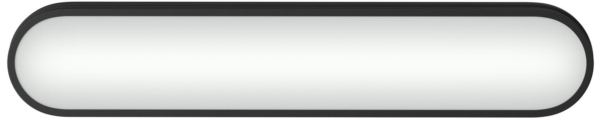 Image 4 Kichler Daines 24.75" LED Bath Bar with White Glass in Black more views