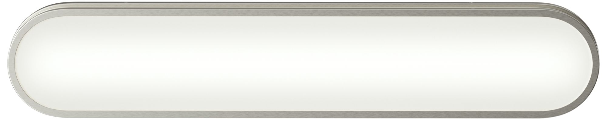 Image 4 Kichler Daines 24.75" LED Bath Bar with White Glass in Brushed Nickel more views