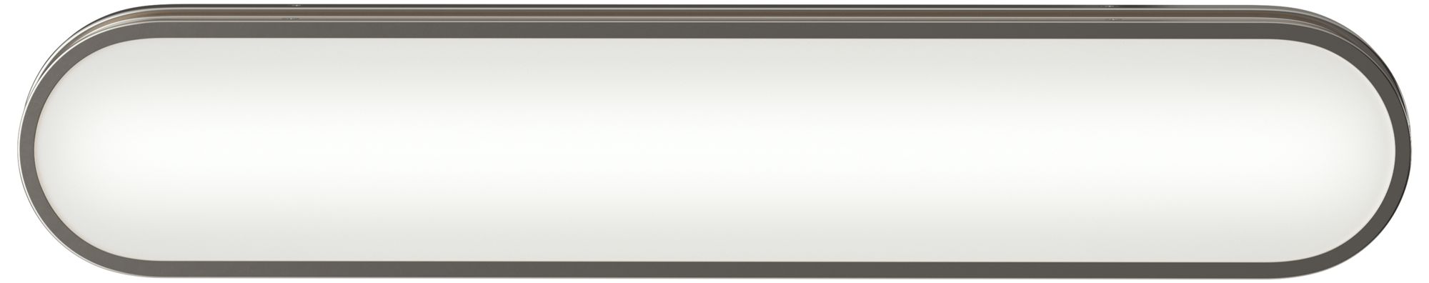Image 4 Kichler Daines 24.75" LED Bath Bar with White Glass in Polished Nickel more views