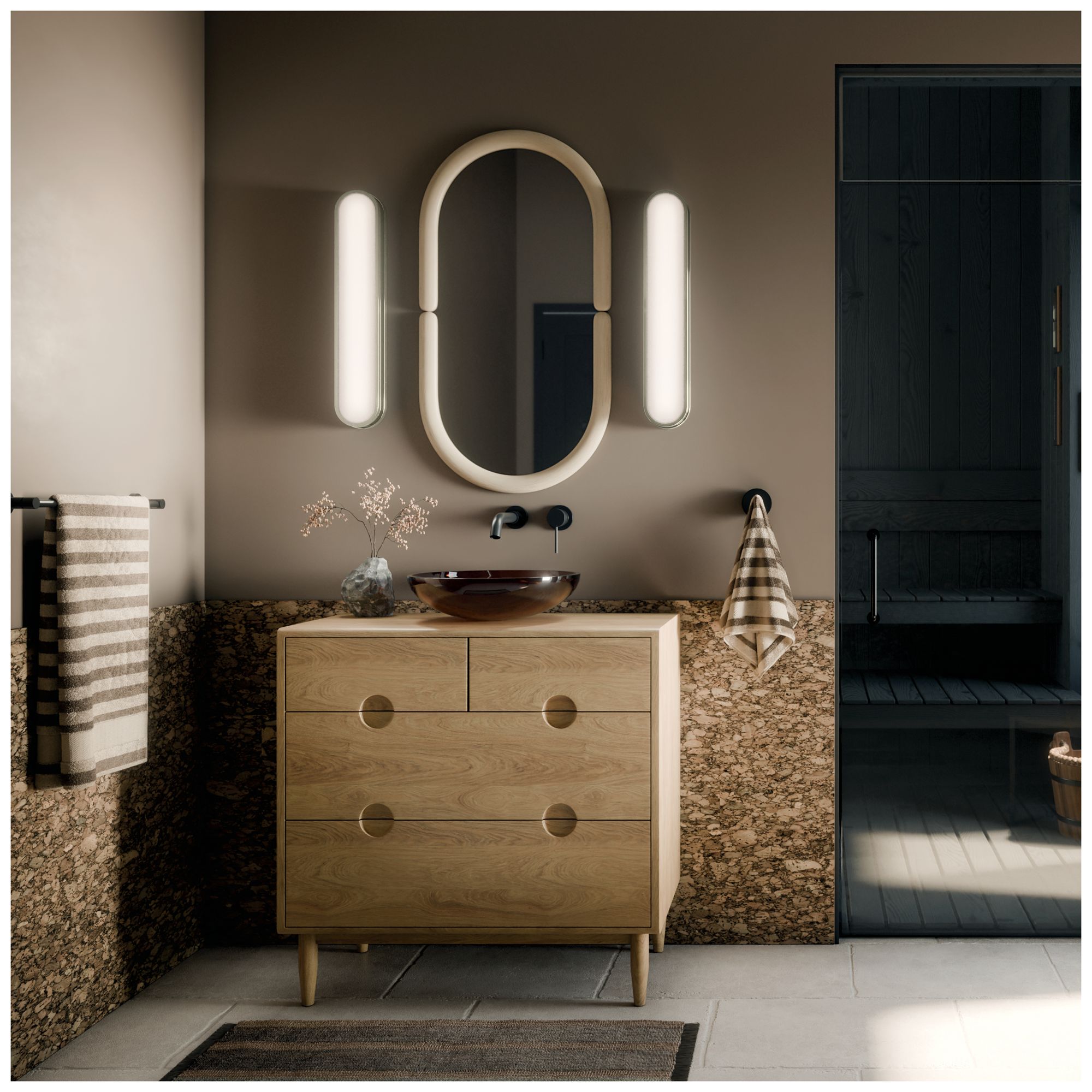 Image 6 Kichler Daines 24.75" LED Bath Bar with White Glass in Polished Nickel more views