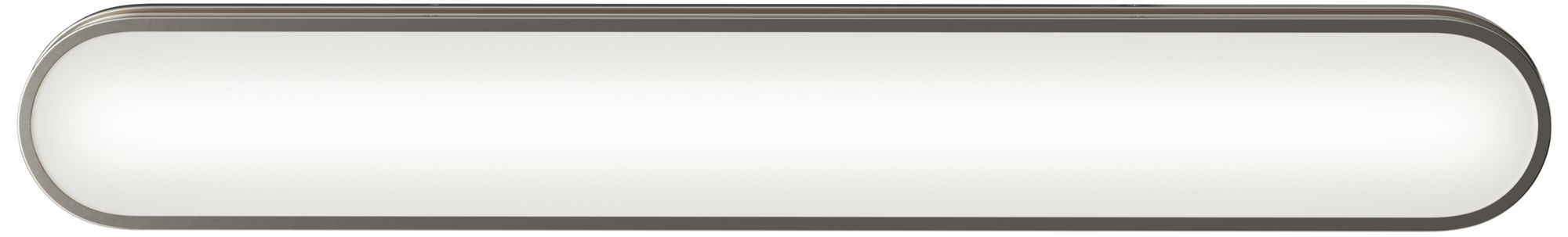 Image 4 Kichler Daines 32.75" LED Bath Bar with White Glass in Polished Nickel more views
