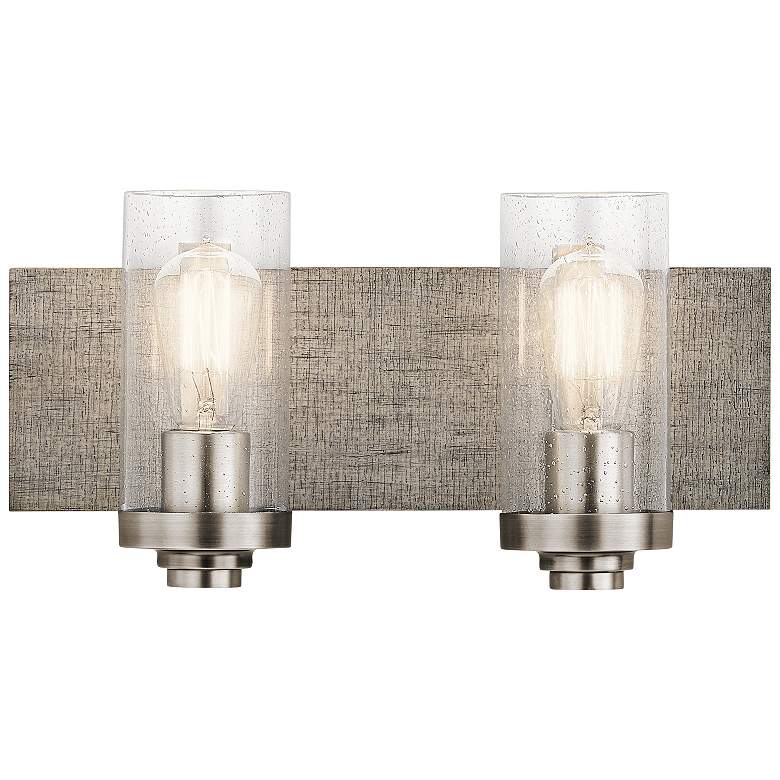 Image 1 Kichler Dalwood 8 1/4 inchH Classic Pewter 2-Light Wall Sconce