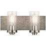 Kichler Dalwood 8 1/4"H Classic Pewter 2-Light Wall Sconce