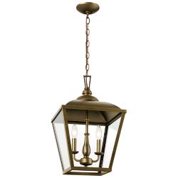 Kichler Dame 12 1/2" Wide Character Bronze 2-Light Pendant