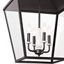 Thumbnail4 of Kichler Dame 18.5" Clear Glass and Anvil Iron Hanging Outdoor Lantern more views