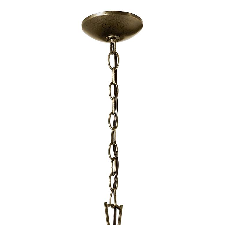 Image 5 Kichler Dame 18 1/2" Bronze Clear Glass Outdoor Hanging Carriage Light more views