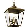 6_Kichler Dame 18 1/2" Bronze Clear Glass Outdoor Hanging Carriage Light more views