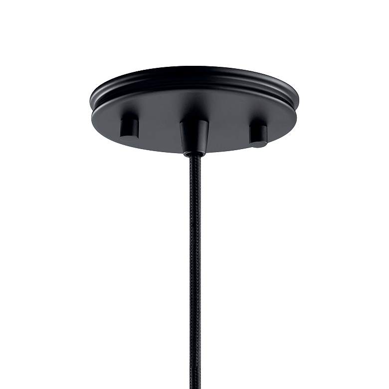 Image 4 Kichler Danika 5 1/4" Wide Modern Black Metal Mini Pendant Light more views