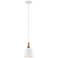 Kichler Danika 5 1/4" Wide White Metal Mini Pendant