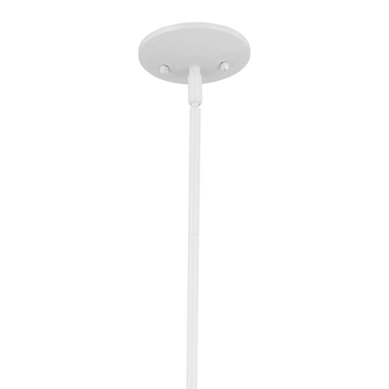 Image 3 Kichler Deela 17 Inch 1 Light Pendant in White more views