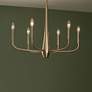 Thumbnail1 of Kichler Deela 28" Wide Champagne Bronze 6-Light Chandelier
