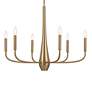 Thumbnail4 of Kichler Deela 28" Wide Champagne Bronze 6-Light Chandelier more views