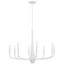 2_Kichler Deela 36 Inch 8 Light Chandelier in White