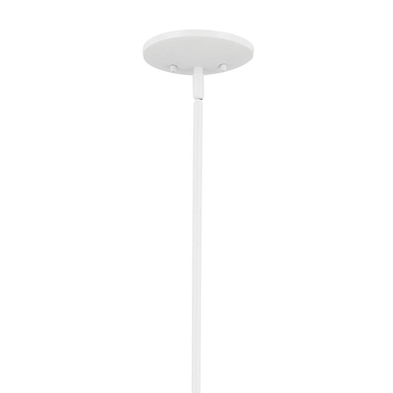 Image 5 Kichler Deela 36 Inch 8 Light Chandelier in White more views