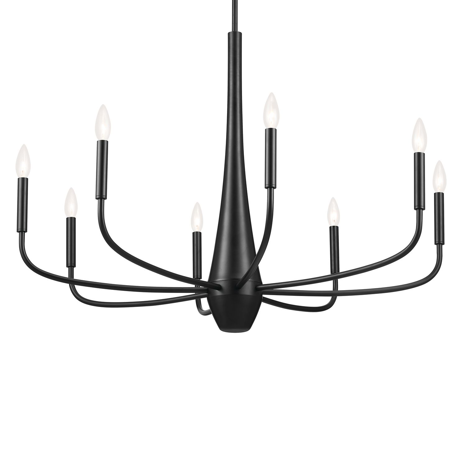 Image 3 Kichler Deela 36" Wide Black 8-Light Chandelier more views