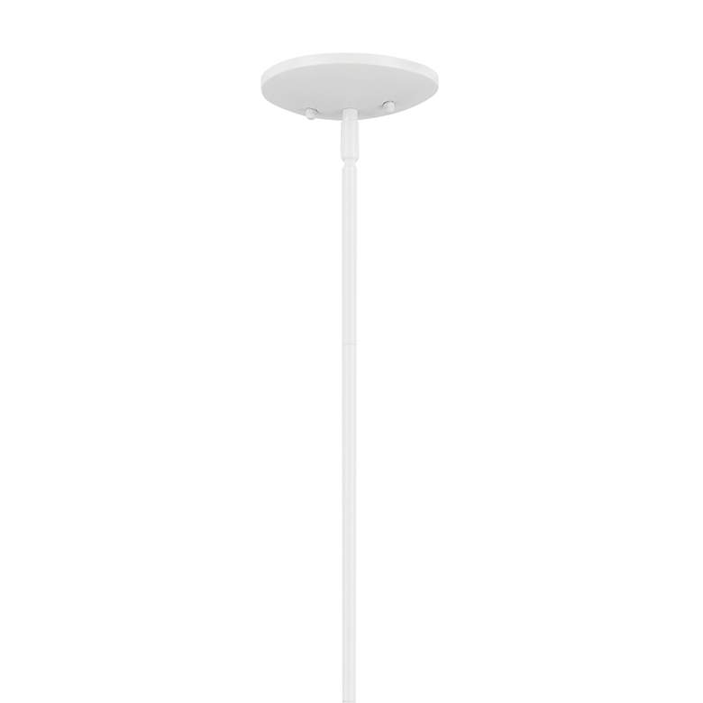 Image 3 Kichler Deela 41 Inch 8 Light Oval Chandelier in White more views