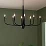 Thumbnail1 of Kichler Deela 41" Wide Black 8-Light Chandelier