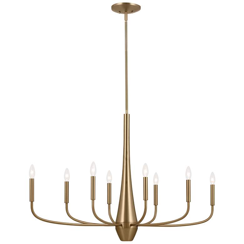 Image 1 Kichler Deela 41" Wide Champagne Bronze 8-Light Chandelier