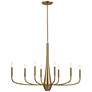1_Kichler Deela 41" Wide Champagne Bronze 8-Light Chandelier