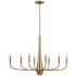 Kichler Deela 41" Wide Champagne Bronze 8-Light Chandelier