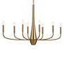 2_Kichler Deela 41" Wide Champagne Bronze 8-Light Chandelier more views
