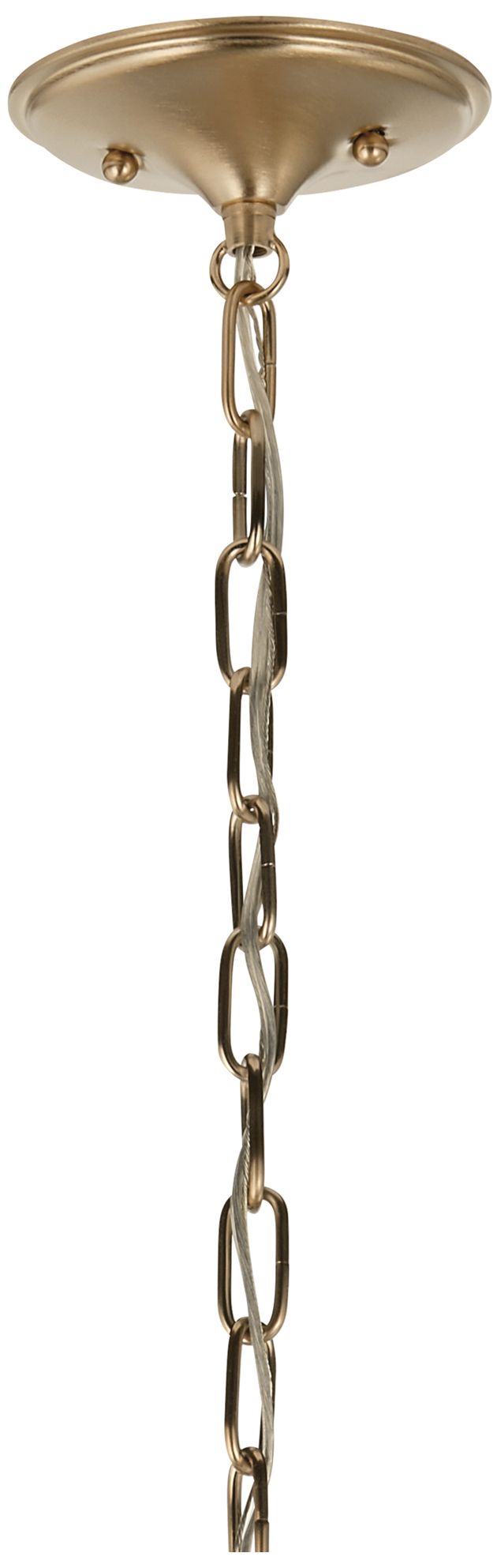 Image 5 Kichler Delarosa 20.25" 1-Light Heritage Green and Champagne Bronze Pendant more views