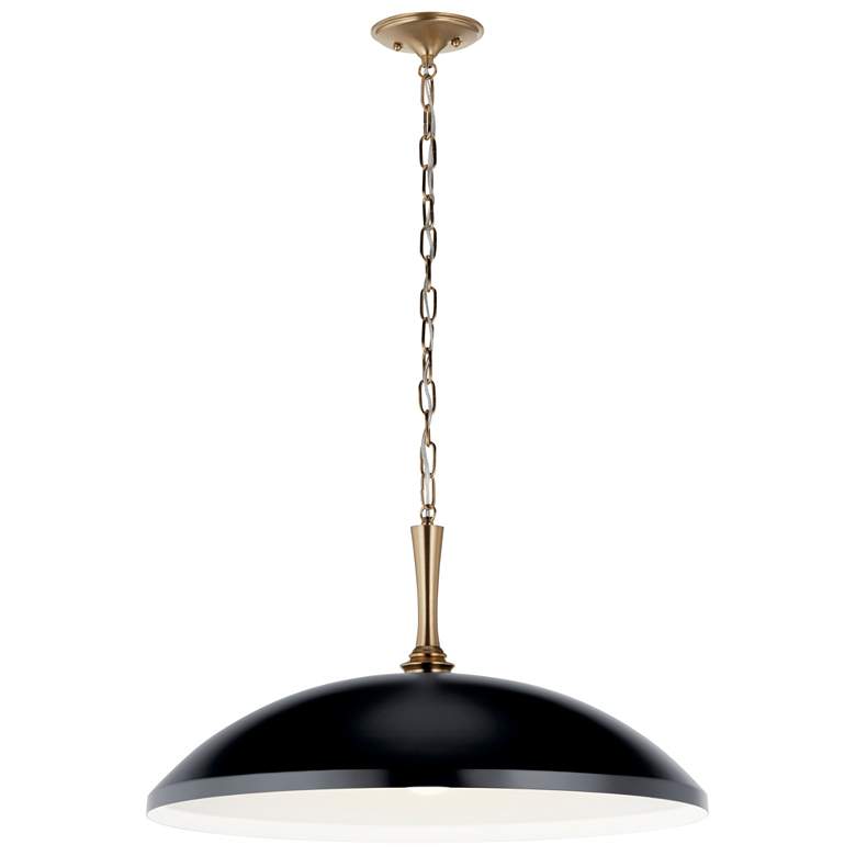 Image 2 Kichler Delarosa 20 1/4" Wide Black Pendant Light