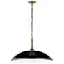 2_Kichler Delarosa 20 1/4" Wide Black Pendant Light