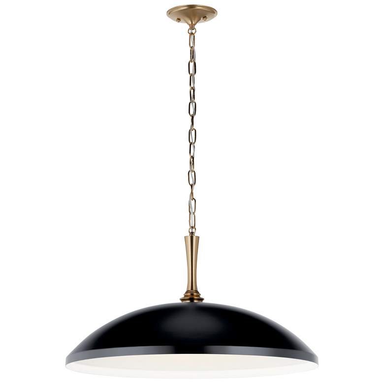 Image 3 Kichler Delarosa 20 1/4" Wide Black Pendant Light more views