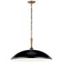 3_Kichler Delarosa 20 1/4" Wide Black Pendant Light more views
